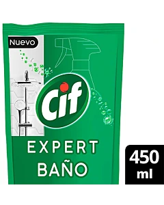 Limpiador Liquido De Baño Cif Expert 450ml