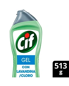 Limpiador En Gel Cif Con Lavandina Cloro 513gr