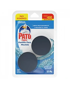 Limpiador Inodoro Pato Bloque Para Mochila Marina 2 U 40 G