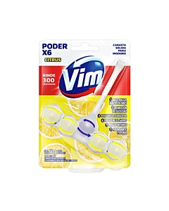 Canasta Para Inodoro Vim Poder Citrus 6 Un