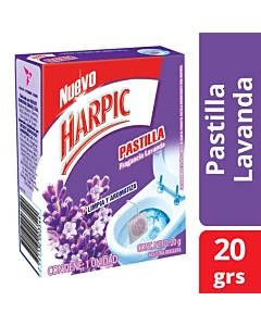 Pastilla Inodoro Fragancia Lavanda Harpic 20gr