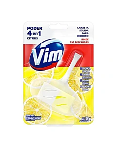 Canasta Sólida Para Inodoro Vim Citrus 4 En 1 35gr