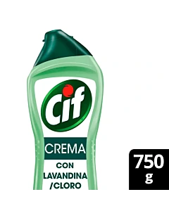 Limpiador Cremoso Cif  Con Lavandina Y Cloro 750gr