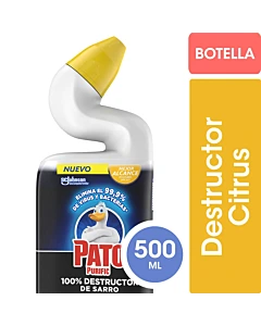 Limpiador Inodoro Pato Gel Removedor Sarro Citrus 500 Ml