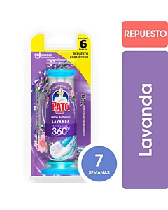 Limpiador Inodoro Pato Disco Activo Lavanda 36ml