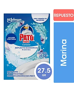 Limpiador Inodoro Pato Canasta Sólida Marina 27.5 G