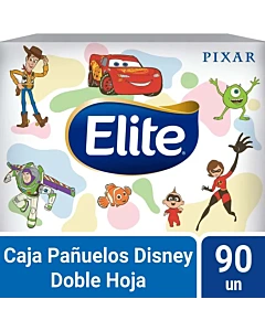 Caja De Pañuelos Elite Disney Doble Hoja 90u