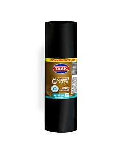 Bolsa Bio Cierra Fácil 45x55 20 Unidades 100% Recicladas