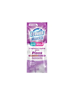 Limpiador Líquido Para Pisos Ecovita Smart Concentrado Lavanda 27 Ml