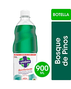 Limpiador Desinfectante Lysoform Solución Total Bosque De Pinos 900 Ml