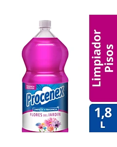 Limpiador Líquido Pisos Procenex 2 En 1 Flores De Jardín 1,8 Lts