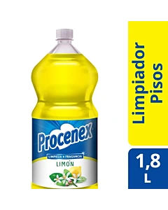 Limpiador Líquido Pisos Procenex 2 En 1 Limón 1,8 Lts