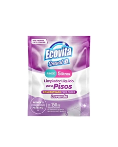Limpiador Líquido Para Pisos Ecovita Smart Concentrado Lavanda 150 Ml