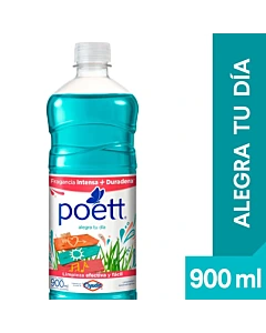Limpiador Líquido Aromatizante Poett Alegra Tu Día 900 Ml