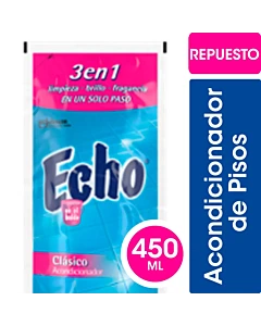 Limpiador Acondicionador De Pisos Echo Clásico Brillo Natural 450 Ml
