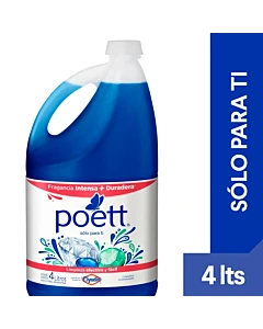 Limpiador Líquido Aromatizante Poett Solo Para Tí 4 Lts