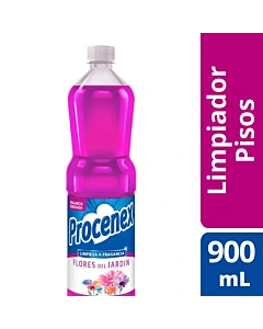 Limpiador Líquido Pisos Procenex 2 En 1 Flores De Jardín 900 Ml