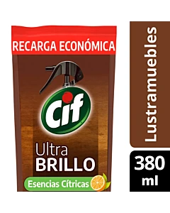 Lustramuebles Cif Ultra Brillo 380ml