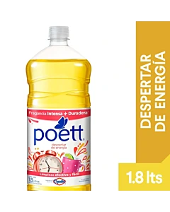 Limpiador Líquido Aromatizante Poett Despertar De Energía 1.8 Lts