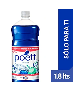 Limpiador Líquido Aromatizante Poett Solo Para Tì 1.8 Lts