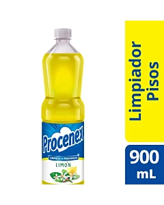 Limpiador Líquido Pisos Procenex 2 En 1 Limón 900 Ml