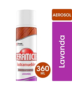 Lustramuebles Ceramicol Lavanda Aerosol 360 Ml