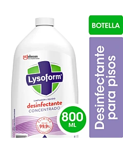 Limpiador Desinfectante Líquido Lysoform Lavanda Desinfeccion Hogar 800 Ml