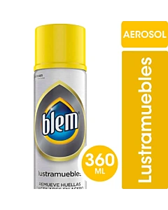 Lustramuebles Blem Limón Acero Inoxidable Y Metal Aerosol 360 Ml