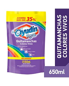 Quitamanchas Colores Vivos Repuesto Ayudín X 650 Ml