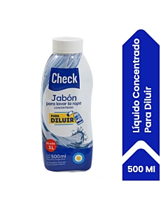Jabón Para La Ropa Check Para Diluir 500 Ml