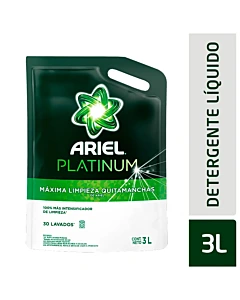 Jabón Líquido Para Ropa Ariel Platinum 3 L