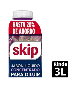 Jabón Liquido Concentrado Skip Para Diluir 500ml Rinde 3l