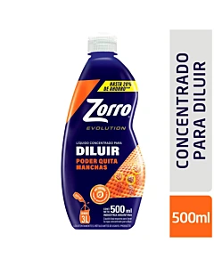 Quitamanchas Zorro Evolution Diluible 500 Ml