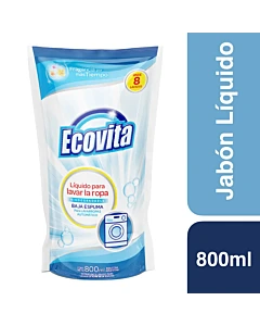 Jabón Líquido Ecovita Evolution Dp 800 Ml