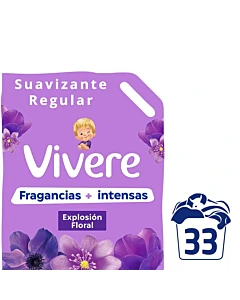 Suavizante Regular Vivere Explosión Floral 3 L