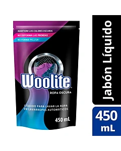 Jabón Líquido Woolite Para Ropa Oscura 450 Ml