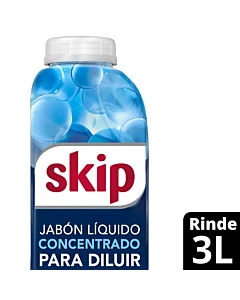 Jabón Liquido Concentrado Skip Para Diluir 500ml Rinde 3l