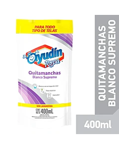 Quitamanchas Blanco Supremo Repuesto Ayudín X 400 Ml