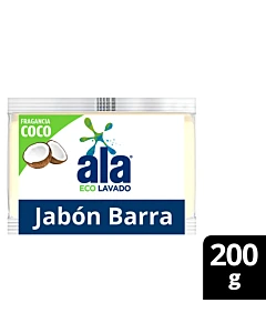 Jabon Barra Ala Ecolavado Coco 200g