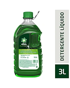 Jabón Líquido Para Ropa Ariel Platinum En Botella 3l