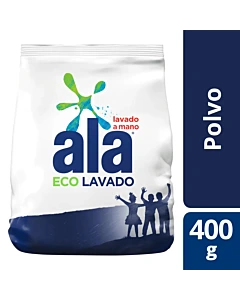 Jabon En Polvo Ala Lavado A Mano Ecolavado 400 Gr