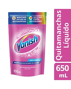 Quitamanchas Líquido Vanish Multiuso 650 Ml