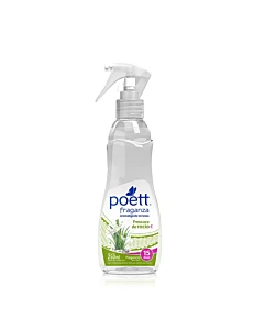 Aromatizante De Telas Poett Fraganza Fresco Rocío Gatillo 250 Ml