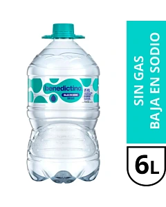 Agua Mineral Benedictino Sin Gas 6 L