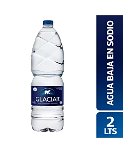 Agua Baja En Sodio Sin Gas Glaciar 2 Lt