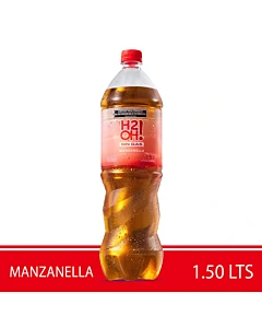 Agua Saborizada Sin Gas H2oh Sabor Manzana 1,5 L