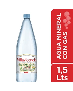Agua Mineral Villavicencio Con Gas 1.5 L