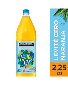 Agua Saborizada Levite Cero Sabor Naranja 2,25 L