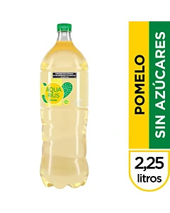 Agua Saborizada Aquarius Sin Azúcar Sabor Pomelo 2.25 L