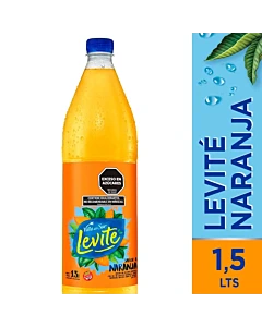 Agua Saborizada Levite Sabor Naranja 1,5 L